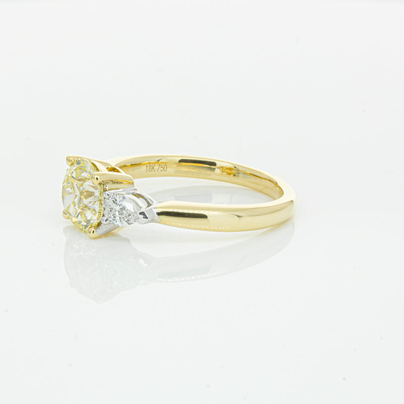 18ct Yellow Gold Yellow Diamond Ayla Ring-Ring-Walker & Hall