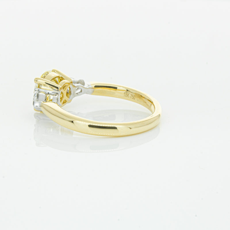 18ct Yellow Gold Yellow Diamond Ayla Ring-Ring-Walker & Hall