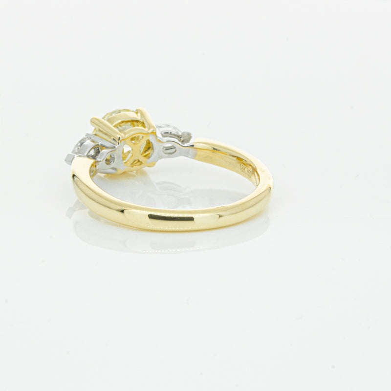 18ct Yellow Gold Yellow Diamond Ayla Ring-Ring-Walker & Hall