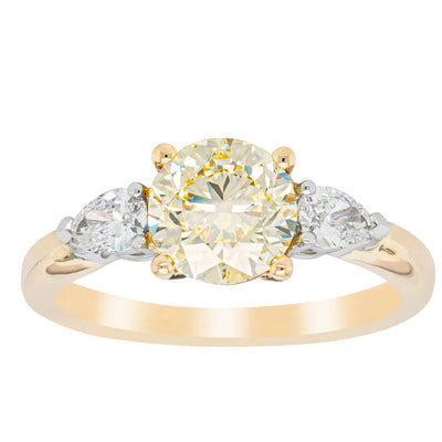 18ct Yellow Gold Yellow Diamond Ayla Ring-Ring-Walker & Hall