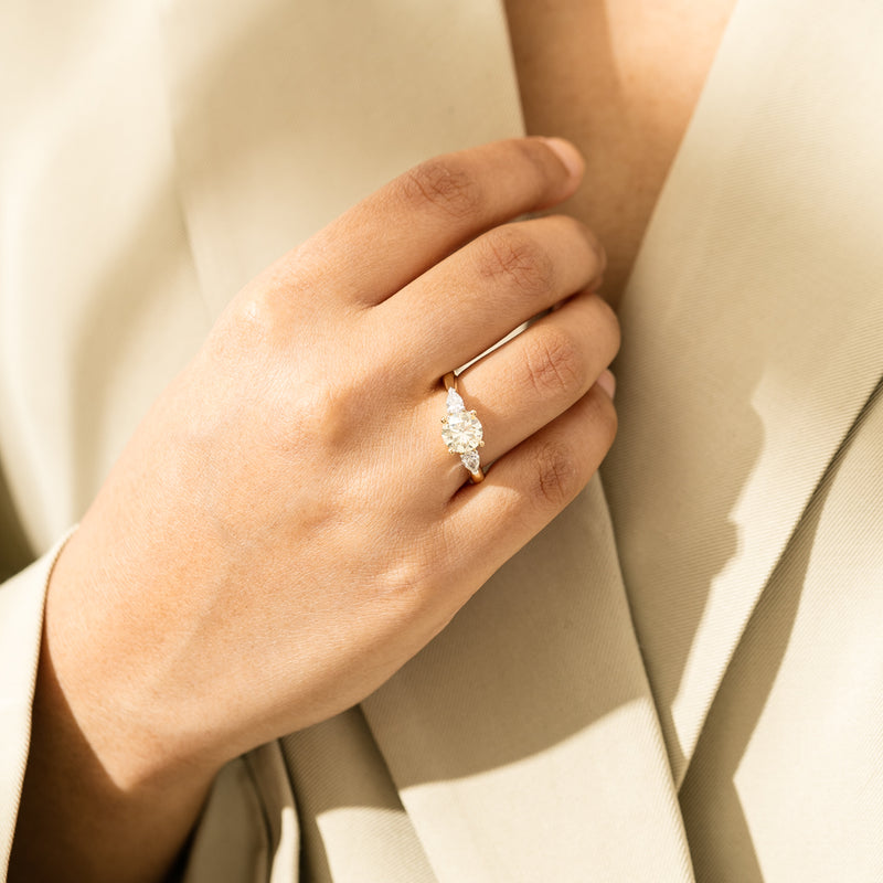 18ct Yellow Gold Yellow Diamond Ayla Ring-Ring-Walker & Hall