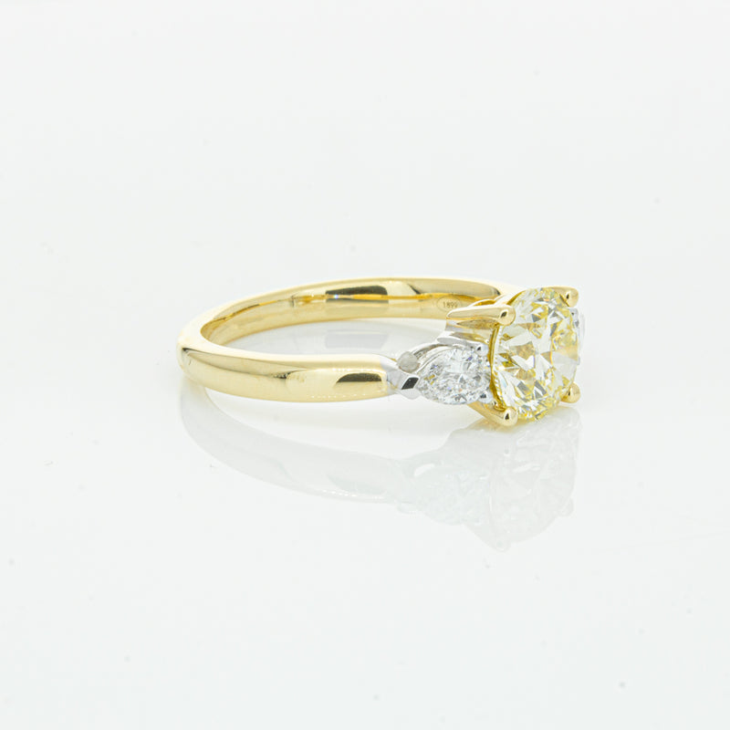18ct Yellow Gold Yellow Diamond Ayla Ring-Ring-Walker & Hall