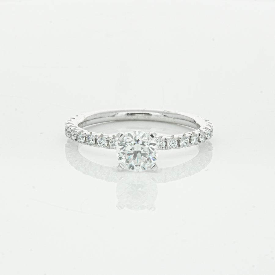 18ct White Gold .75ct Diamond Comet Ring-Ring-Walker & Hall