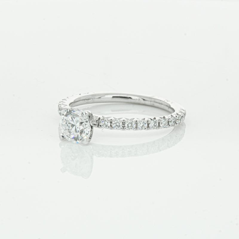 18ct White Gold .75ct Diamond Comet Ring-Ring-Walker & Hall
