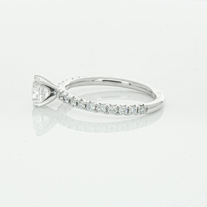 18ct White Gold .75ct Diamond Comet Ring-Ring-Walker & Hall