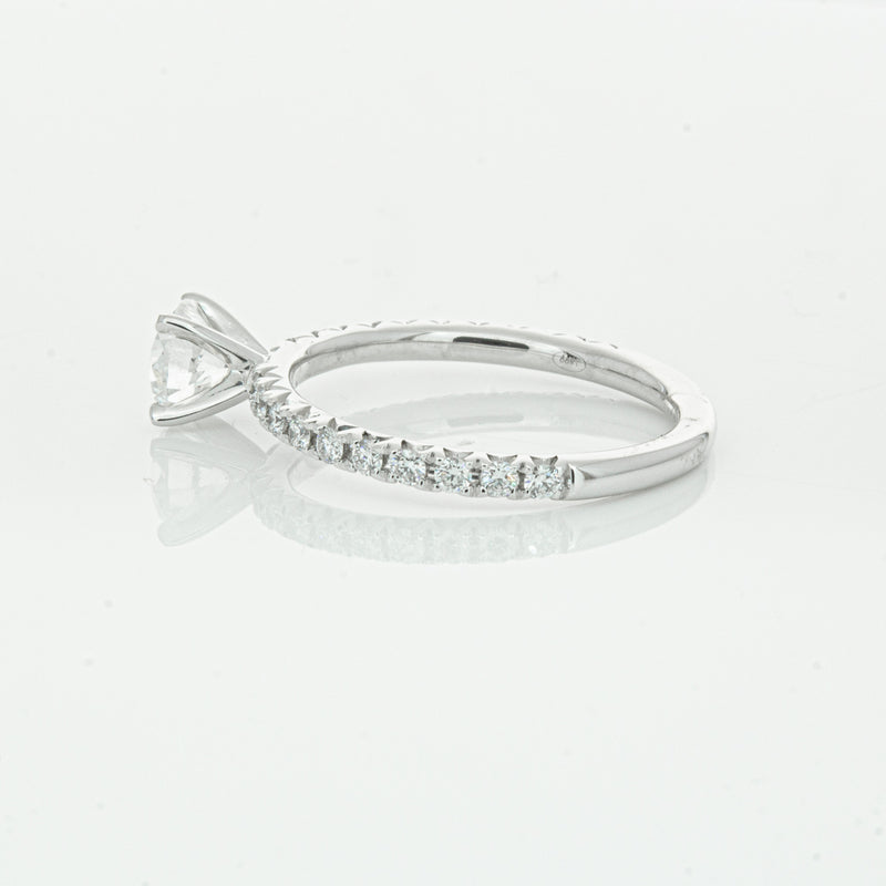 18ct White Gold .75ct Diamond Comet Ring-Ring-Walker & Hall