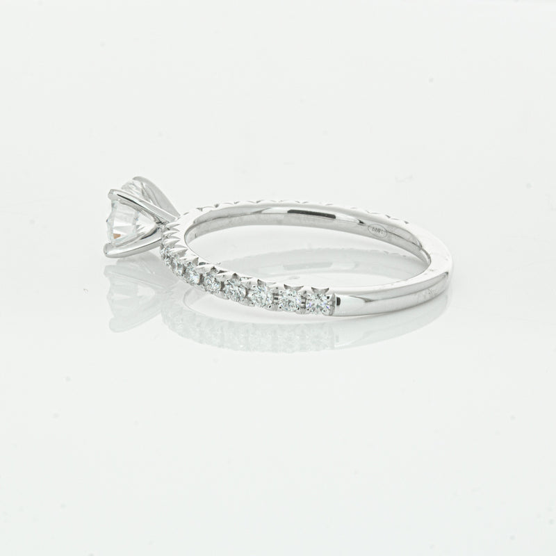 18ct White Gold .75ct Diamond Comet Ring-Ring-Walker & Hall