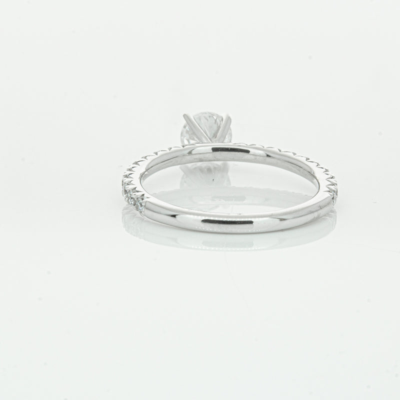 18ct White Gold .75ct Diamond Comet Ring-Ring-Walker & Hall