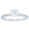 18ct White Gold .75ct Diamond Comet Ring-Ring-Walker & Hall