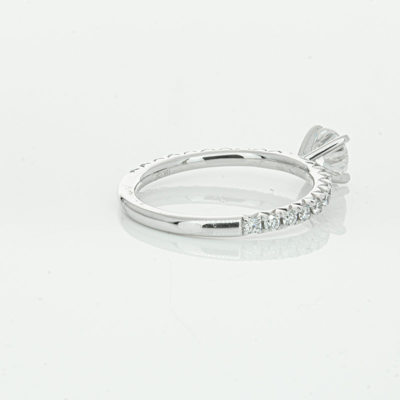 18ct White Gold .75ct Diamond Comet Ring-Ring-Walker & Hall