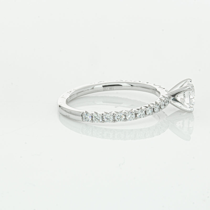 18ct White Gold .75ct Diamond Comet Ring-Ring-Walker & Hall
