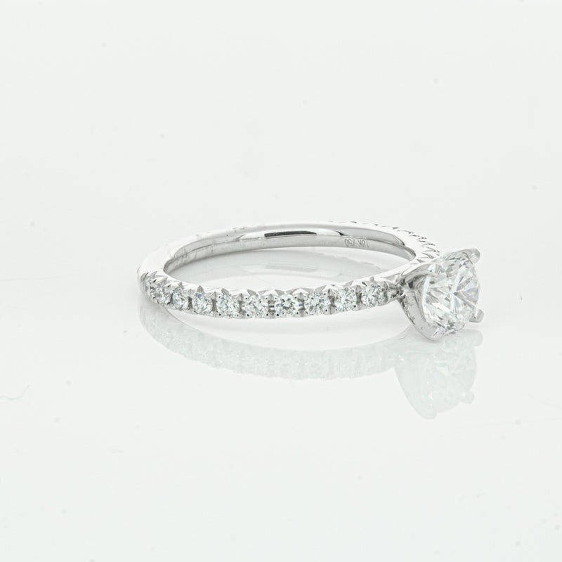 18ct White Gold .75ct Diamond Comet Ring-Ring-Walker & Hall