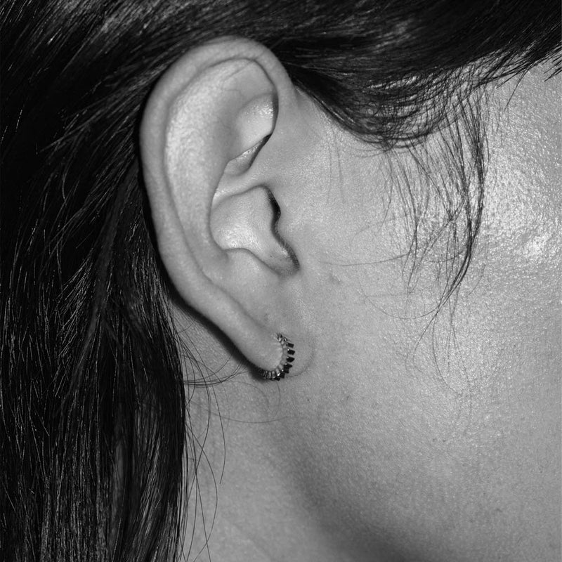 Meadowlark Solaire Hoops Small - Sterling Silver-Earrings-Walker & Hall