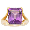 14ct Yellow Gold Amethyst Verona Ring-Ring-Walker & Hall