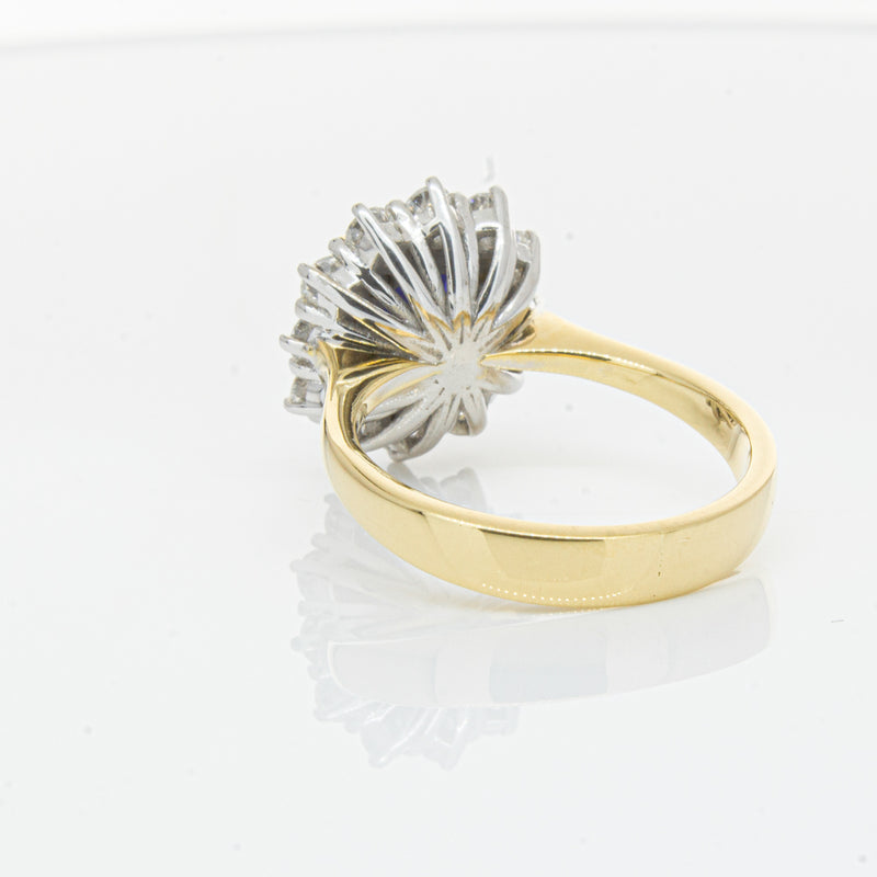 18ct Yellow Gold Sapphire & Diamond Ring-Ring-Walker & Hall