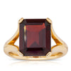14ct Yellow Gold Garnet Verona Ring-Ring-Walker & Hall