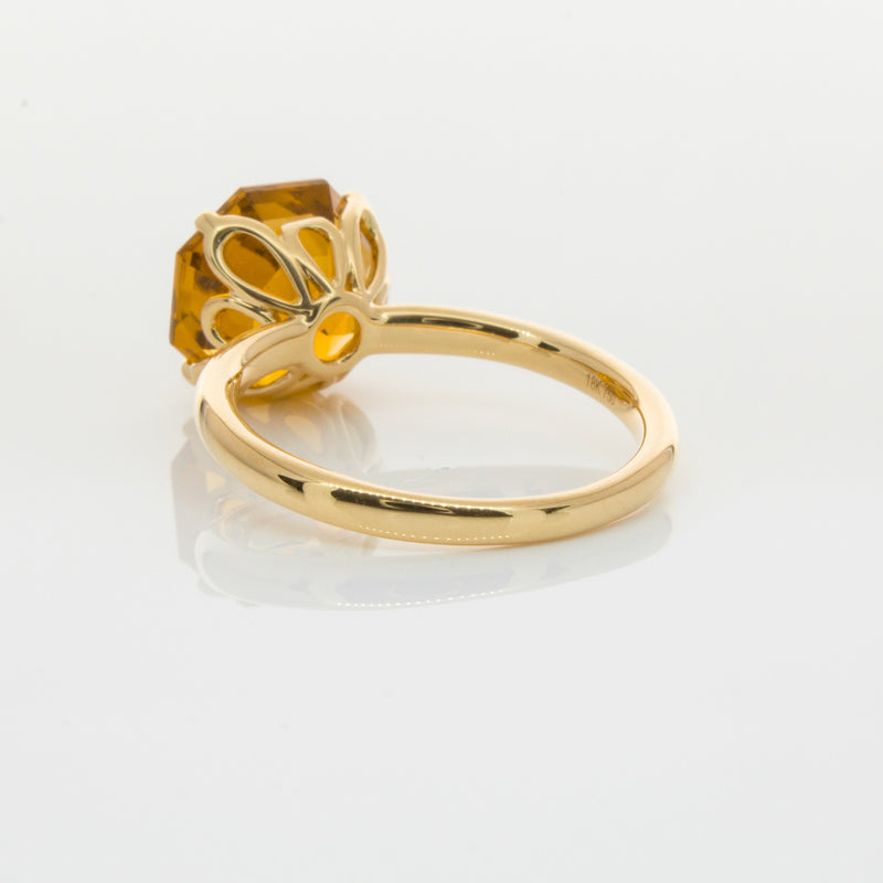 18ct Yellow Gold Citrine Octavia Ring-Ring-Walker & Hall