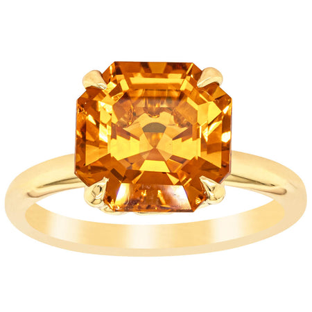 18ct Yellow Gold Citrine Octavia Ring-Ring-Walker & Hall
