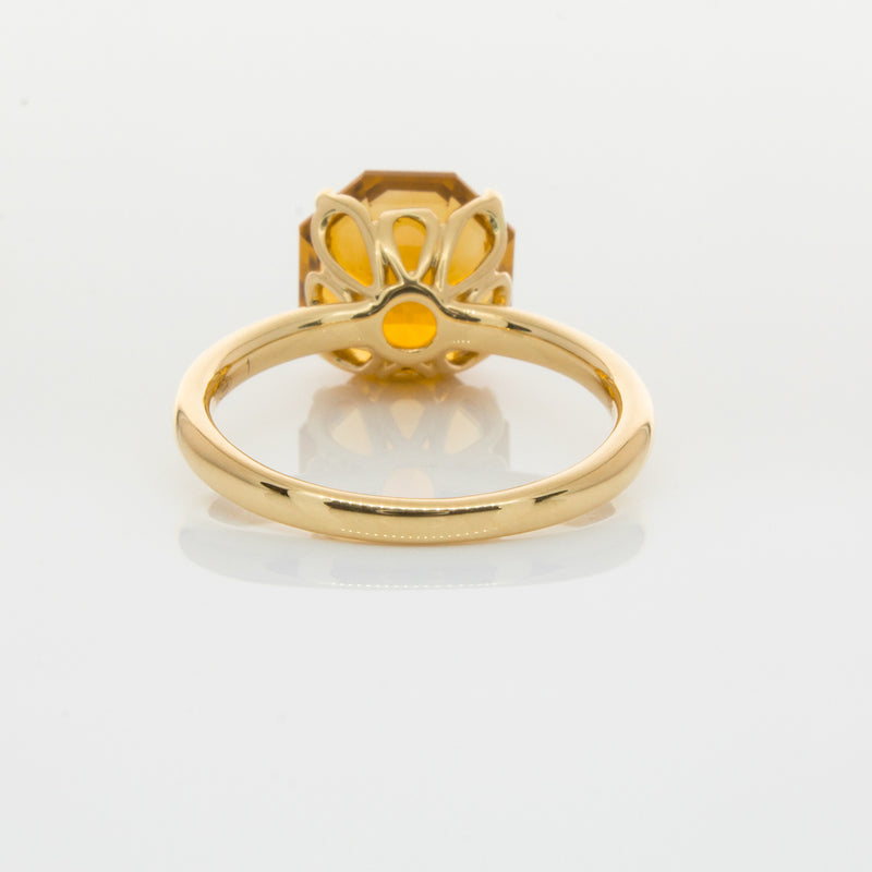 18ct Yellow Gold Citrine Octavia Ring-Ring-Walker & Hall