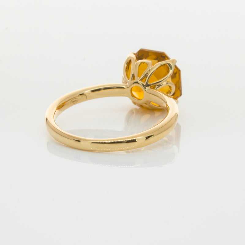 18ct Yellow Gold Citrine Octavia Ring-Ring-Walker & Hall