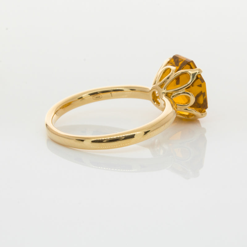 18ct Yellow Gold Citrine Octavia Ring-Ring-Walker & Hall