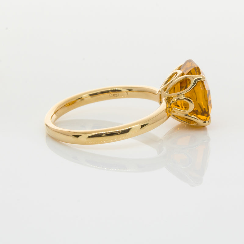18ct Yellow Gold Citrine Octavia Ring-Ring-Walker & Hall