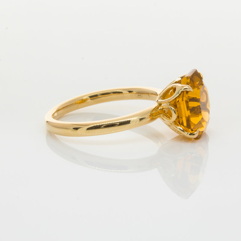 18ct Yellow Gold Citrine Octavia Ring-Ring-Walker & Hall