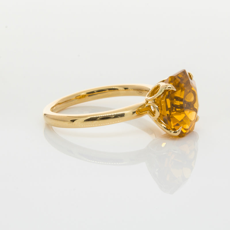 18ct Yellow Gold Citrine Octavia Ring-Ring-Walker & Hall