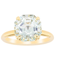 18ct Yellow Gold Aquamarine Octavia Ring-Ring-Walker & Hall