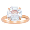 18ct Rose Gold Aquamarine Octavia Ring-Ring-Walker & Hall
