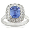 18ct White Gold Sapphire & Diamond Ring-Ring-Walker & Hall