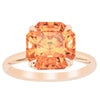 18ct Rose Gold Citrine Octavia Ring-Ring-Walker & Hall