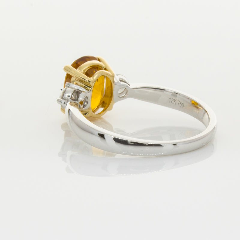 18ct White Gold Sapphire & Diamond Ring-Ring-Walker & Hall