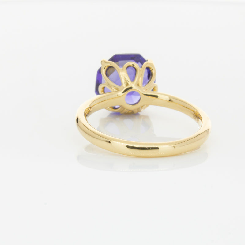 18ct Yellow Gold Tanzanite Octavia Ring-Ring-Walker & Hall