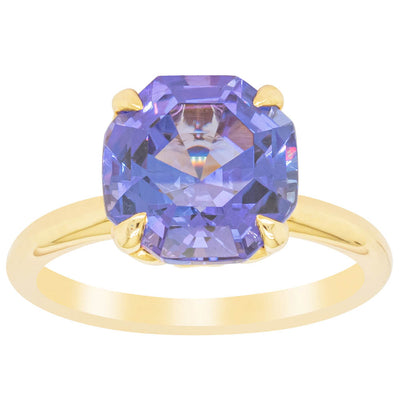 18ct Yellow Gold Tanzanite Octavia Ring-Ring-Walker & Hall