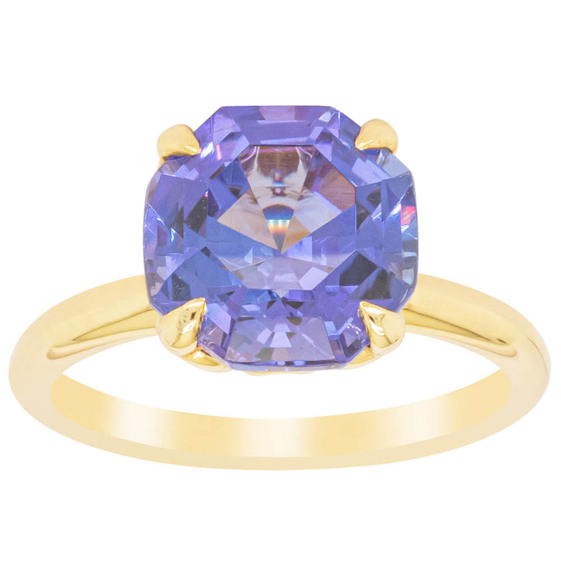 18ct Yellow Gold Tanzanite Octavia Ring-Ring-Walker & Hall