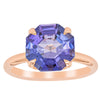 18ct Rose Gold Tanzanite Octavia Ring-Ring-Walker & Hall