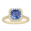 18ct Yellow Gold Sapphire & Diamond Ring-Ring-Walker & Hall