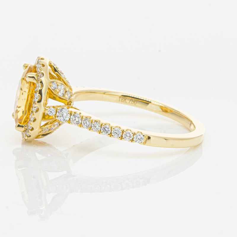 18ct Yellow Gold Sapphire & Diamond Sierra Ring-Ring-Walker & Hall