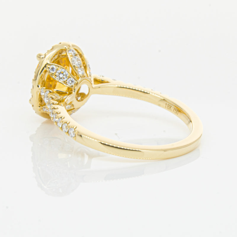 18ct Yellow Gold Sapphire & Diamond Sierra Ring-Ring-Walker & Hall