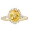 18ct Yellow Gold Sapphire & Diamond Sierra Ring-Ring-Walker & Hall