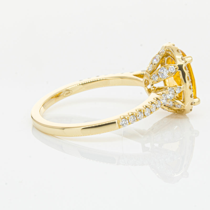 18ct Yellow Gold Sapphire & Diamond Sierra Ring-Ring-Walker & Hall