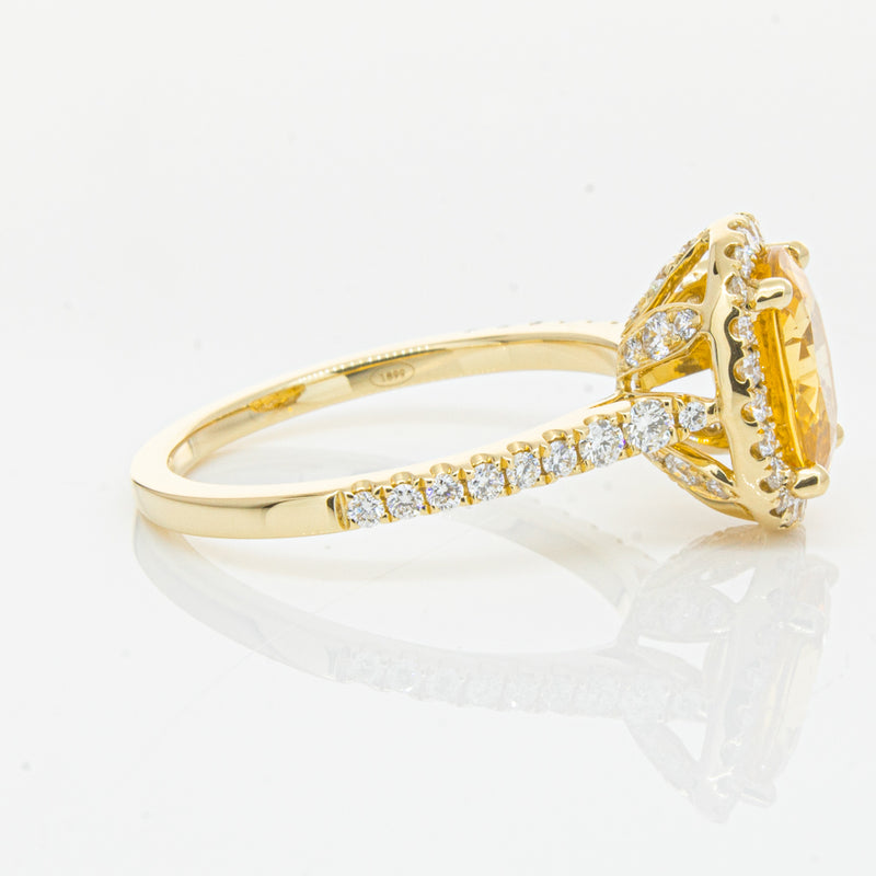 18ct Yellow Gold Sapphire & Diamond Sierra Ring-Ring-Walker & Hall