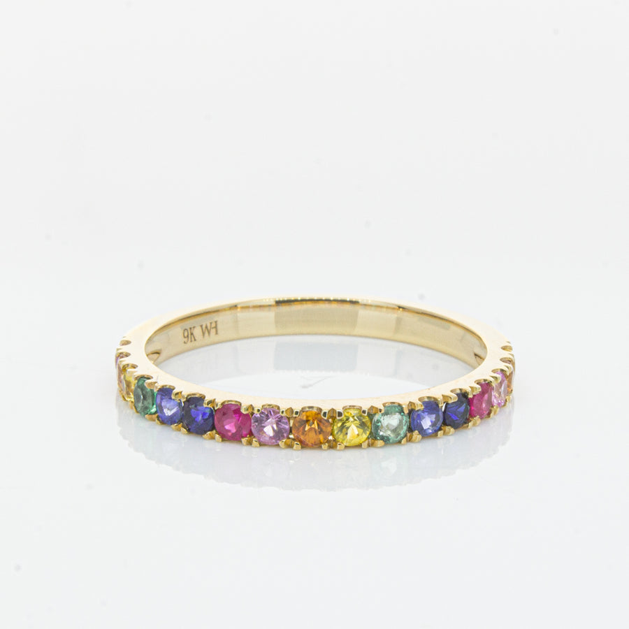 9ct Yellow Gold Prism Ring-Ring-Walker & Hall