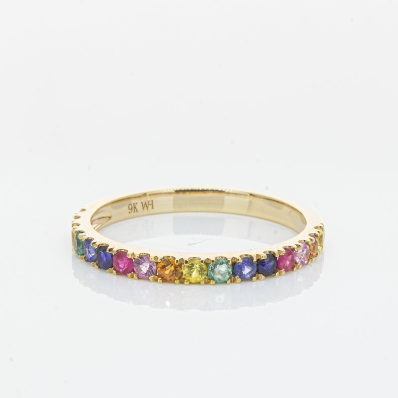 9ct Yellow Gold Prism Ring-Ring-Walker & Hall