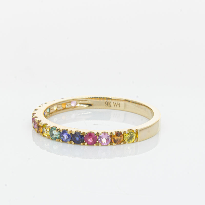 9ct Yellow Gold Prism Ring-Ring-Walker & Hall