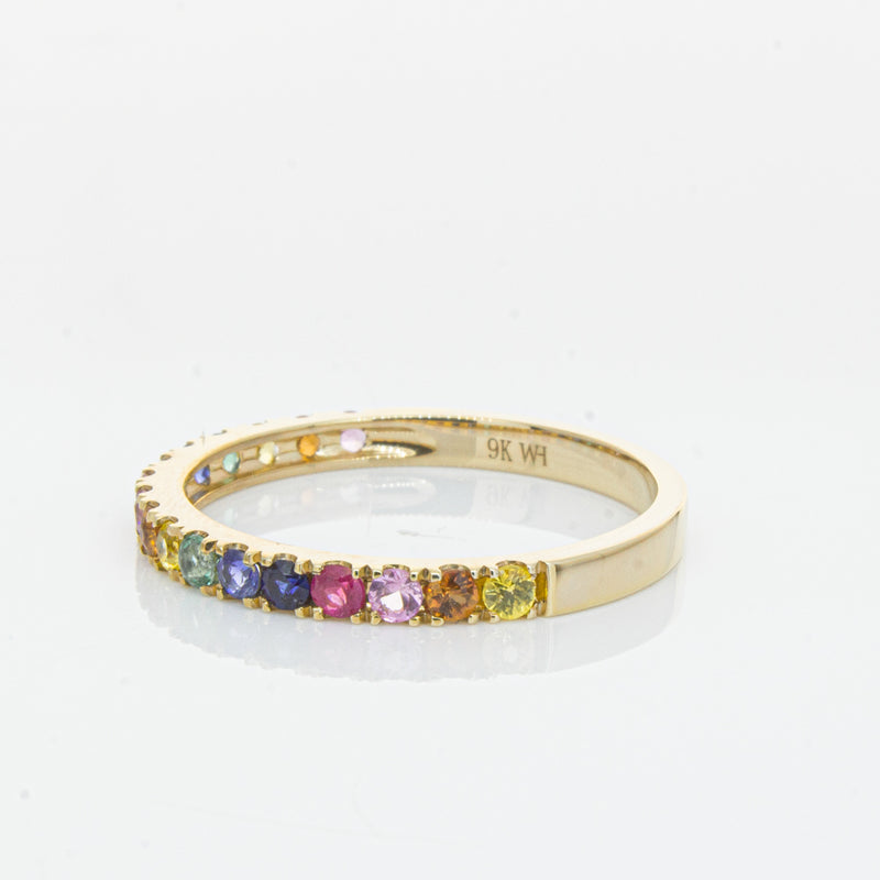 9ct Yellow Gold Prism Ring-Ring-Walker & Hall