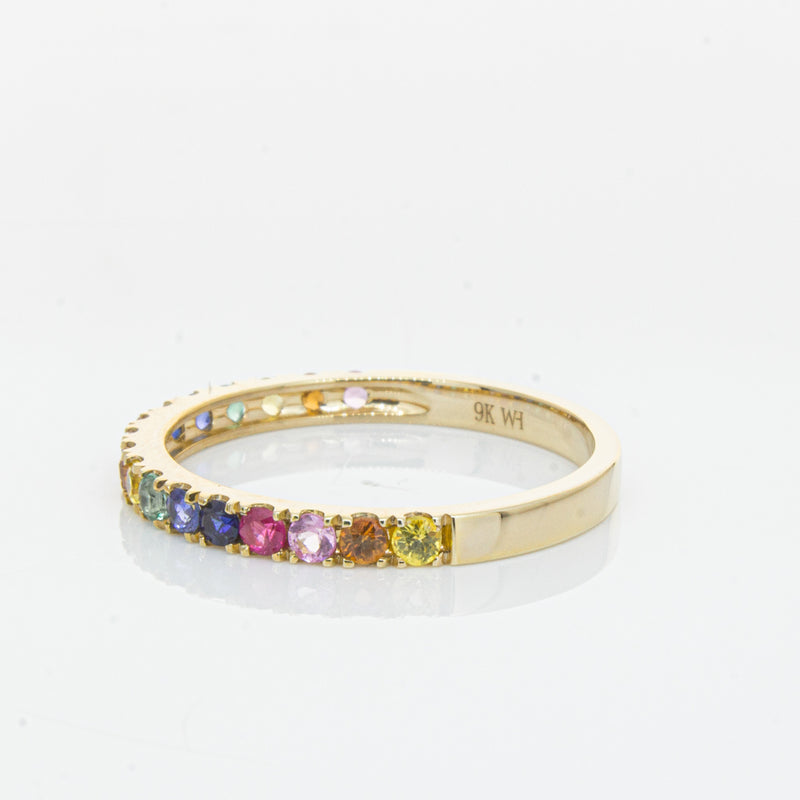 9ct Yellow Gold Prism Ring-Ring-Walker & Hall