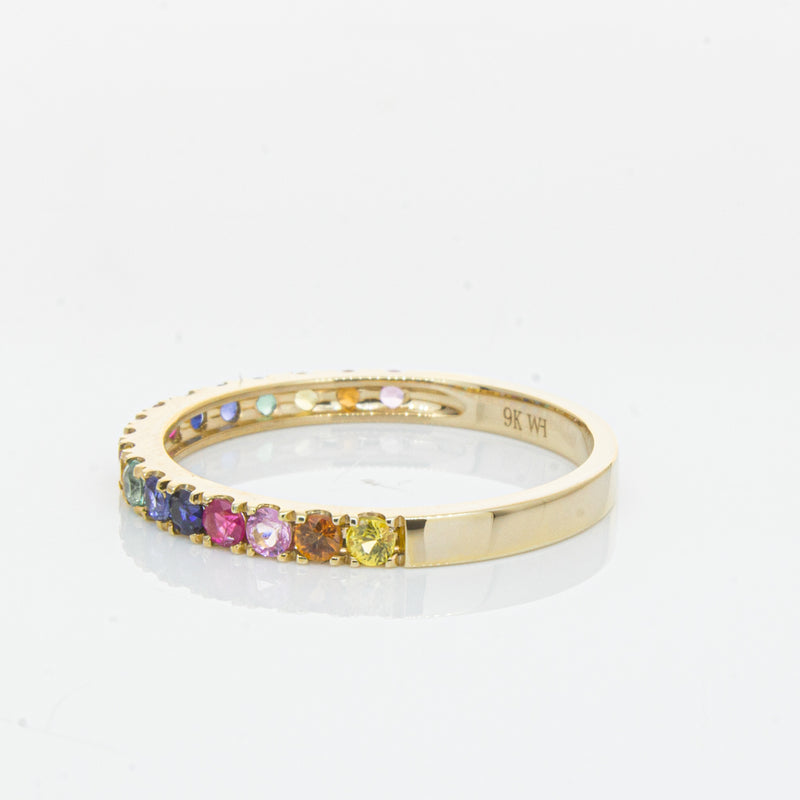 9ct Yellow Gold Prism Ring-Ring-Walker & Hall