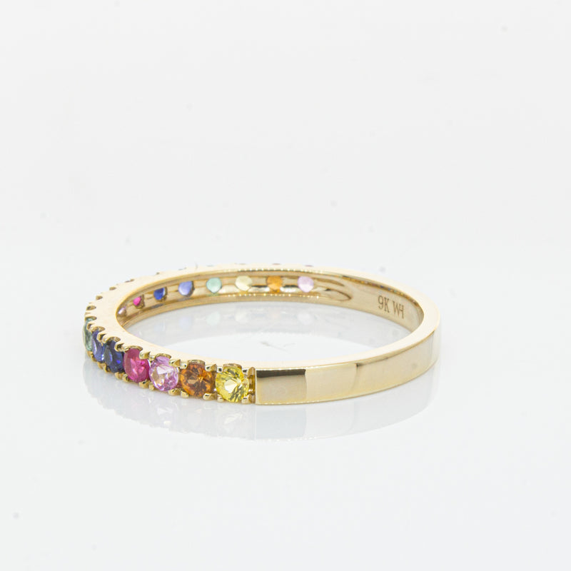 9ct Yellow Gold Prism Ring-Ring-Walker & Hall